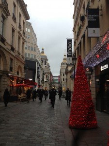 Rue Caumartin zone piétonne