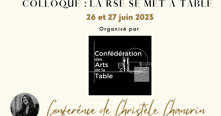 Colloque : la RSE se met à table