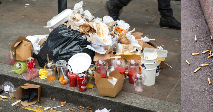 Taxe régionale sur les déchets sauvages en Belgique